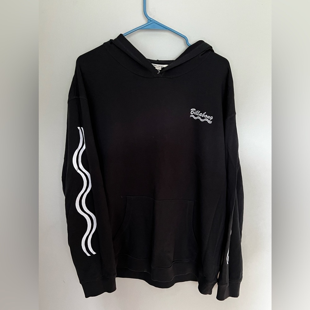 Billabong black and white hoodie